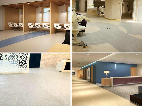 scrap pattern sheet flooring